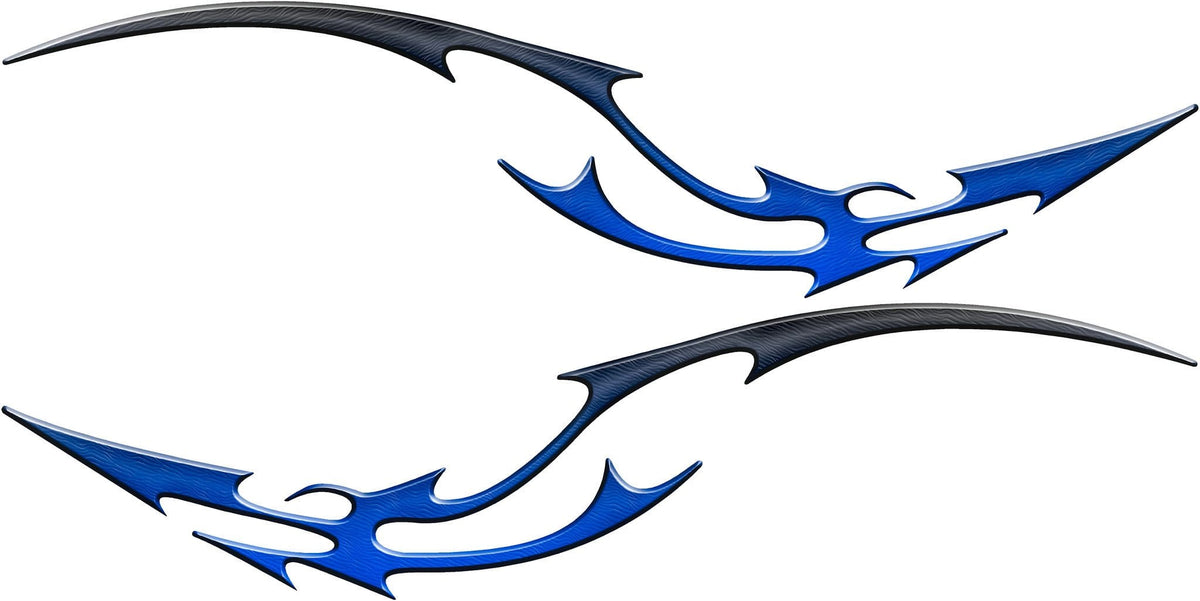 dragon tail vinyl decals kit for car
